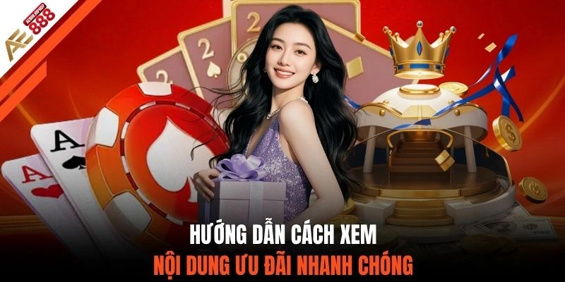 Hướng dẫn cách xem nội dung ưu đãi nhanh chóng