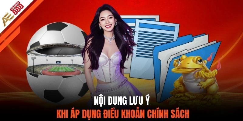Nội dung lưu ý khi áp dụng điều khoản chính sách