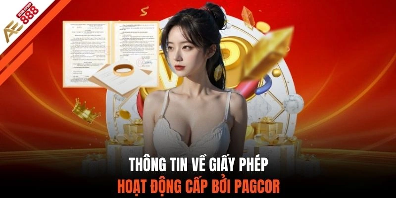 Thông tin về giấy phép hoạt động cấp bởi PAGCOR